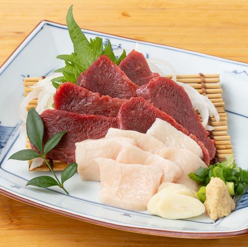 馬肉刺身（瘦肉、什錦）