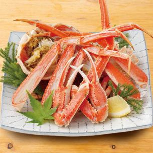 北海道産 茹でズワイ蟹 一杯