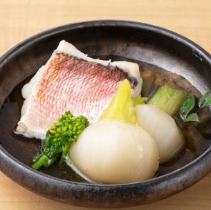 甘鯛と小蕪 旨出汁煮