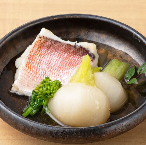 甘鯛と小蕪 旨出汁煮