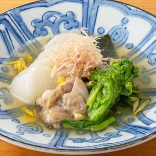 蛤と蕪の重ね蒸し
