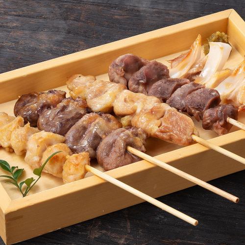 焼きとり  五本盛り［タレ または 塩］