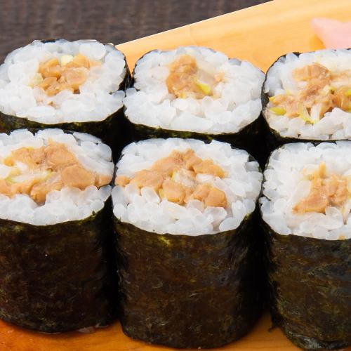 【単品】鉄火/ねぎとろ/梅きゅう/穴きゅう/ねぎ納豆/おしんこ(たくあん刻み)　各