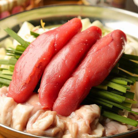 Soft-boiled pollack roe offal hot pot (salt or soy sauce) for one person