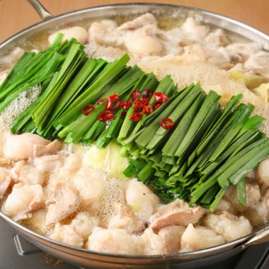 弁慶人気のぷりぷりもつ鍋！もつ鍋食べ放題のコースも♪単品もＯＫ♪〆のちゃんぽんまでしっかり楽しんで！