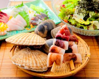 2 hours all-you-can-drink included ◆ Hamayaki trial course <6 dishes> [Weekdays only] 4,500 yen