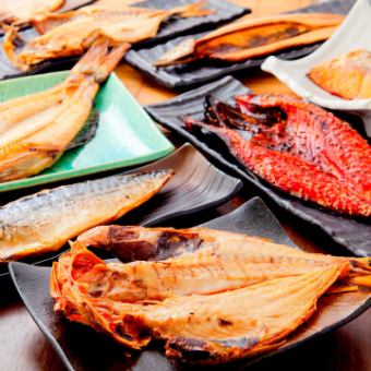 2 hours all-you-can-drink included ◆Choice of grilled fish course (7 dishes) [Reservation only] 5000 yen