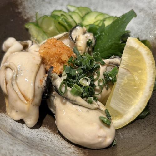 【期間限定】蒸し牡蠣ポン酢