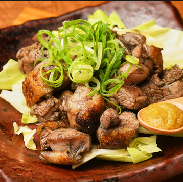 備長炭で焼く『鶏焼き』