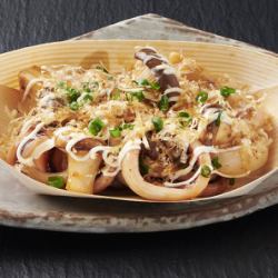 イカとエリンギの照り焼き