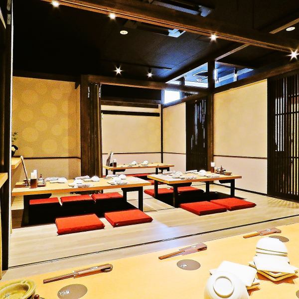 [Recommended for banquets such as company banquets] We have many seats that are perfect for launches and various banquets.The private digging room can accommodate up to 32 people! How about a banquet in a calm Japanese space where you can stretch out your legs and relax slowly? Including a draft beer that is perfect for a banquet, you can drink for 2 hours. We have many courses available♪