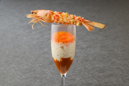 Luxurious shrimp cocktail