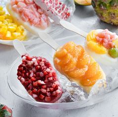 [Dessert] Premium ice bar (strawberry, mango, mandarin orange, white peach, strawberry milk, snow white)