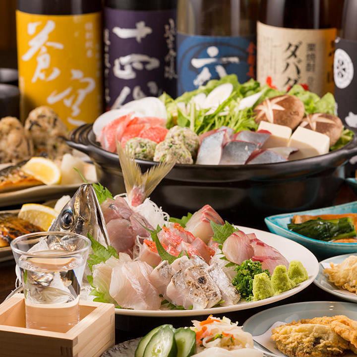 【Japanese-style pub set up near Daimon station near Hamamatsucho】 Enjoying fresh fish and sake directly sent to Sagami Bay
