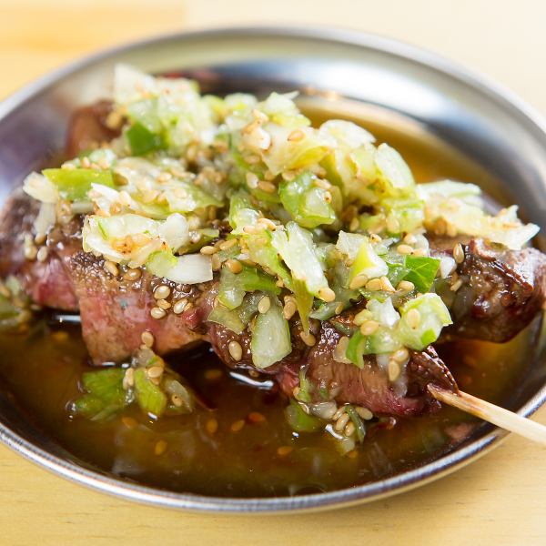 [Number 1 in popularity♪ The chewy texture of the liver is irresistible!] Liver steak 209 yen (tax included)