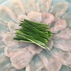 とらふぐ刺し　大皿