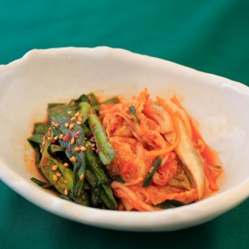 2 种泡菜（各半）