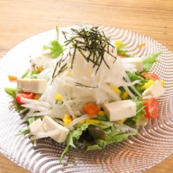 大根と豆腐の和風サラダ