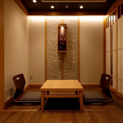 Please leave it to us for entertainment and important private scenes.We can guide you in a spacious horigotatsu private room.