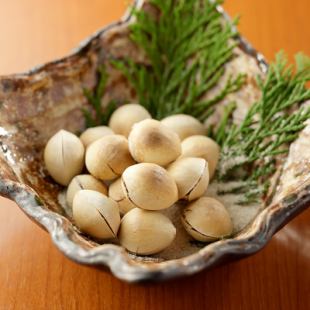 Sobue Ginkgo Stir-fried with Salt