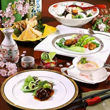 【3/1～金曜日限定】おこげ餡かけ&和牛ほほ肉など【旬の宴彩コース】お料理のみ4200円