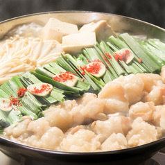 Course with paitan motsu nabe with charred soy sauce and luxurious sashimi platter 5000 yen ⇒ 4500 yen! 120 minutes all-you-can-drink included