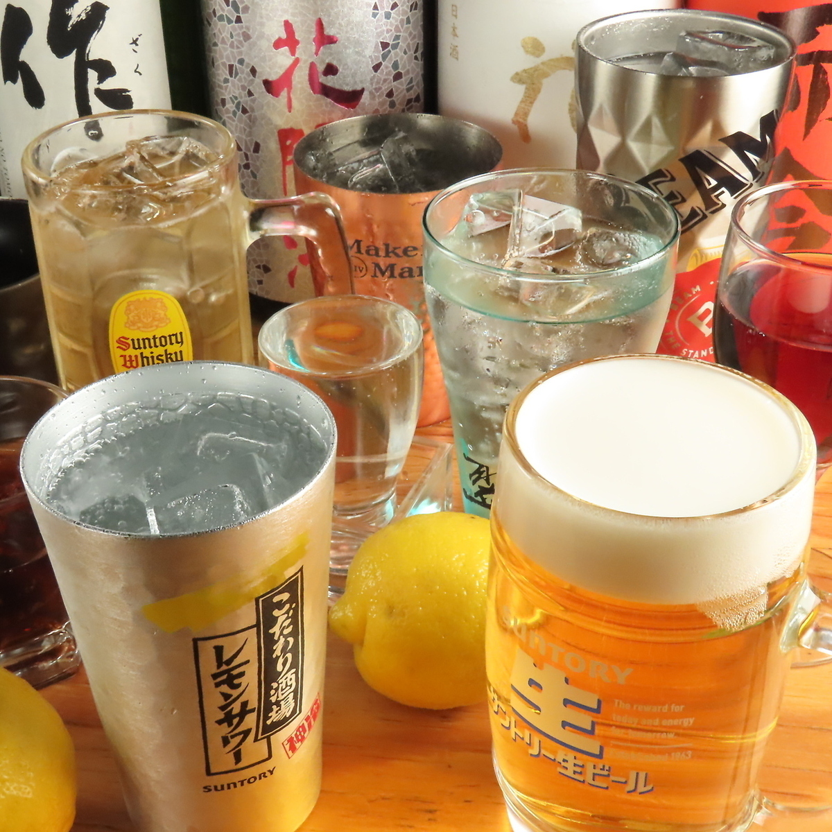 120分飲み放題1780円!!生込種類豊富な内容でご用意!!