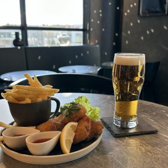 【まんぷくコース♪】2時間飲み放題付き★全5品のコース料理<5,000→4,450コース>(税込)