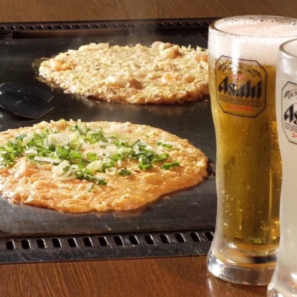 大人気★自分でトッピングを選ぶ『京・もんじゃ焼き』
