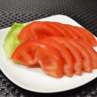 토마토 슬라이스 / 한국식 차가운 사람