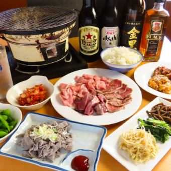 【Cコース】和牛すじ煮込みや和牛上カルビなど全23品 2時間半食べ飲み放題⇒5800円（税込）