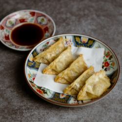 特製肉汁爆裂餃子　揚げ＆焼き　5ケ