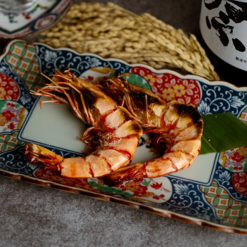 活きえび姿焼き