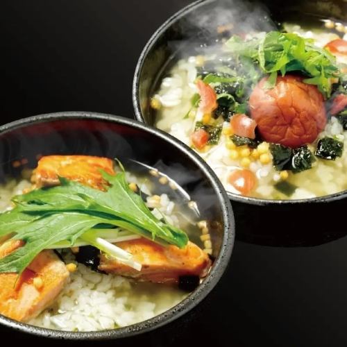 お茶漬け (鮭/梅)