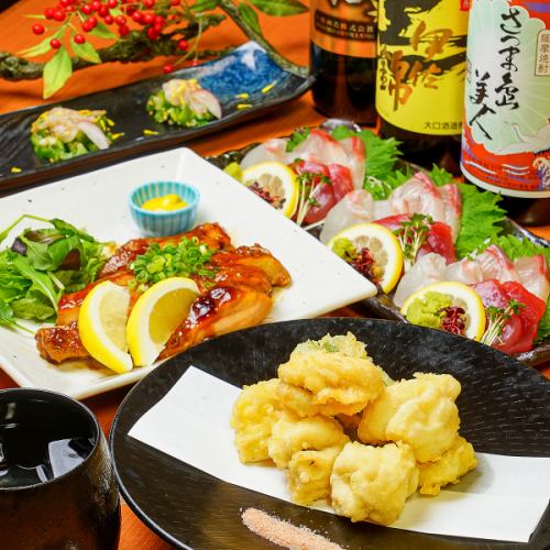 ≪Most popular!≫ Directly delivered from the market! 7 recommended seasonal dishes, including 3 kinds of fresh fish!