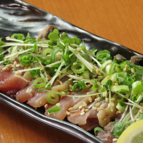 地鶏のネギ塩パッチョ