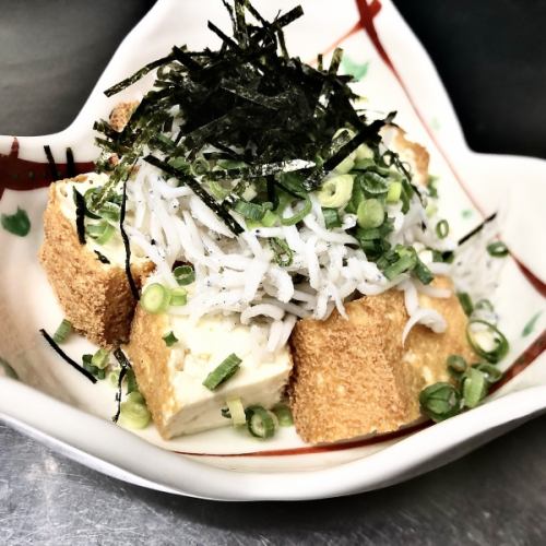 揚げたて厚揚げ ～しらすおろし～