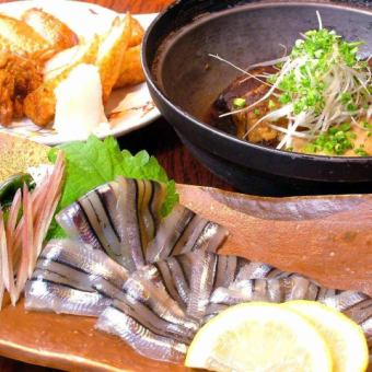 ≪県外の方に≫2H[飲放]生ビールOK♪鹿児島鮮魚＆地鶏＆黒豚等薩摩郷土料理を堪能【薩摩コース】