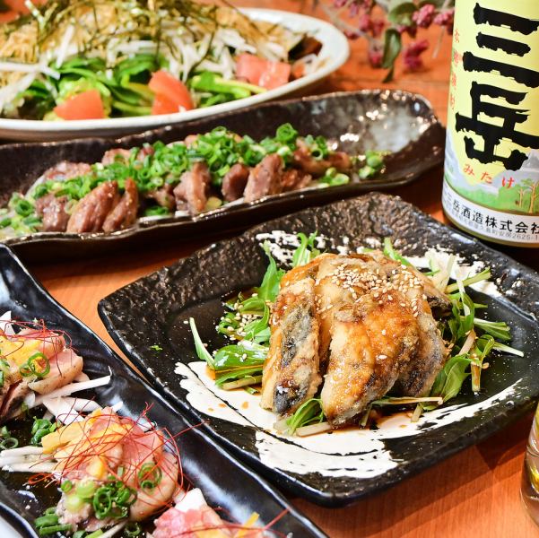 ≪一番人気！≫市場直送！鮮魚3種盛りなど季節のおすすめ7品！2H[飲放]【朝次郎コース】4000円