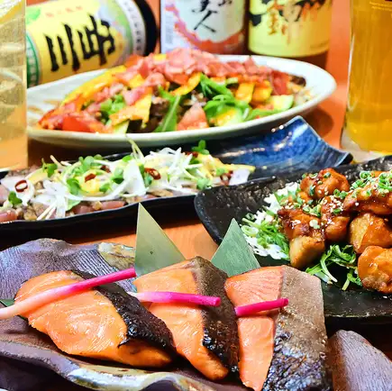 ≪非常適合您的日常聚會！ ≫ [暢飲] 也包含生啤酒及禦岳酒♪ 7道時令推薦菜色 [淺治郎套餐]