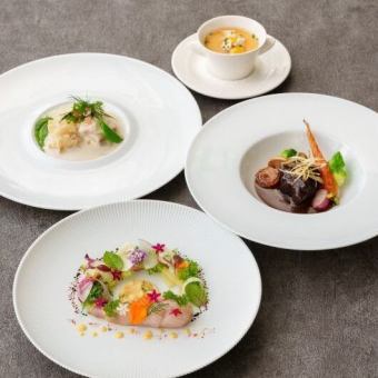 【デートや記念日に◎】旬の食材を堪能できる「スペシャルランチコース」全6品/4,950円（税込）