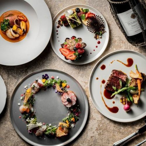 【様々なシーンでご利用可能◎】地産地消にこだわった「コース料理」/3,960円 (税込)より