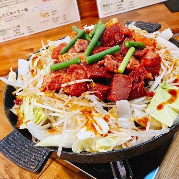 ホルモン焼きを楽しめます！