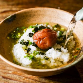 茶泡飯（李子、明太子、鮭魚）