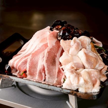 【송년회에】 신년에 이어지는 극상 코스 회 철판 만끽 코스 ★ 90 분 음료 무제한 7000 엔 → 6000 엔 (세금 포함