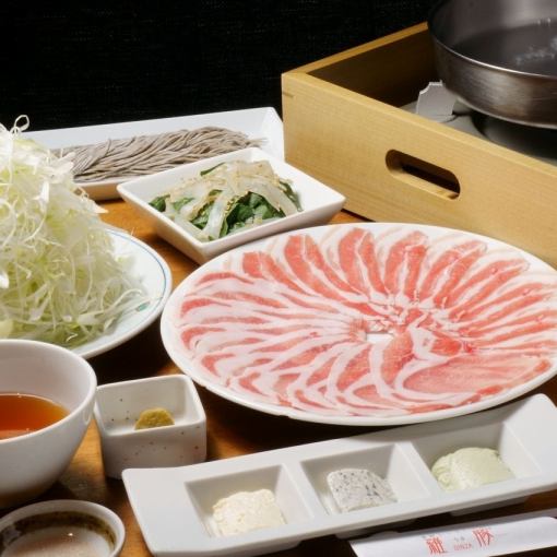 ◆Dinner◆All-you-can-eat Kurobuta pork shabu-shabu course (Saturdays, Sundays, and holidays only) 4,800 yen