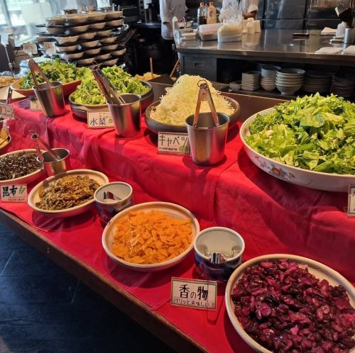 A must-see for women: A healthy, beautiful lunch with plenty of vegetables♪