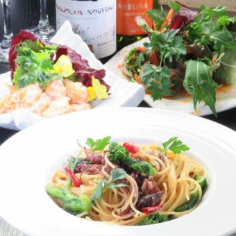 【日曜日～木曜日限定!】2時間食べ飲み放題☆4500円→3980円（税込）デザート1品