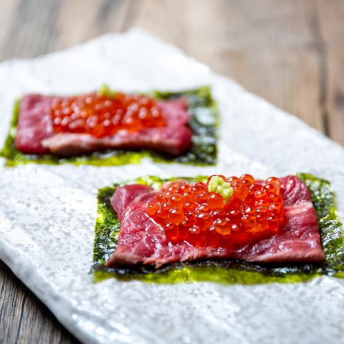 A luxurious combination of meat and fish!