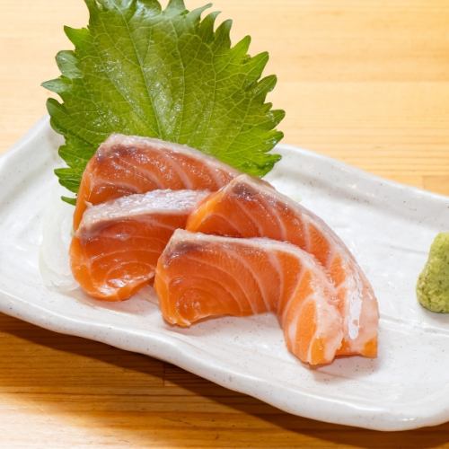 Salmon sashimi